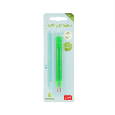 Legami - Recharge pour stylo à encre - vert neon (pack de 2)