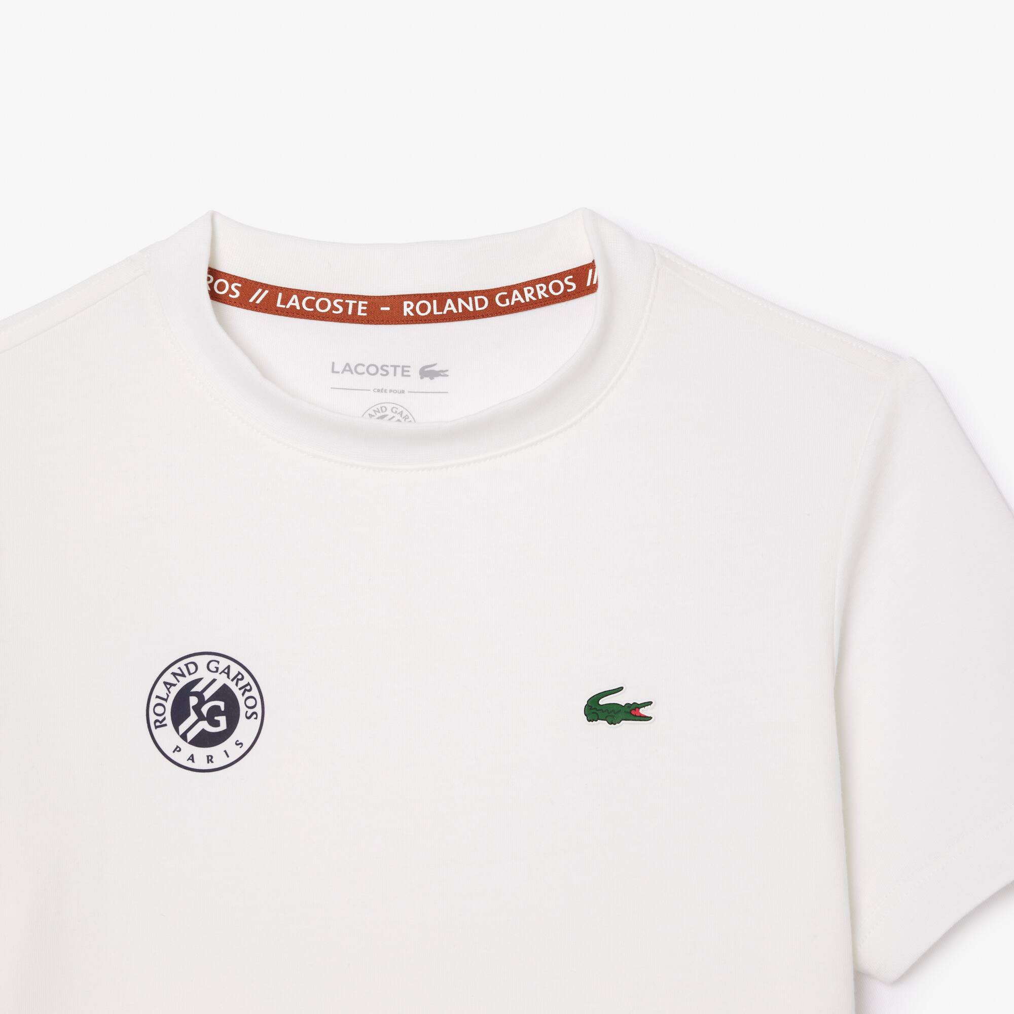 Kinder French Open Edition Jersey T-Shirt T-Shirts & Hemden - Weiss - Lacoste - Kinder