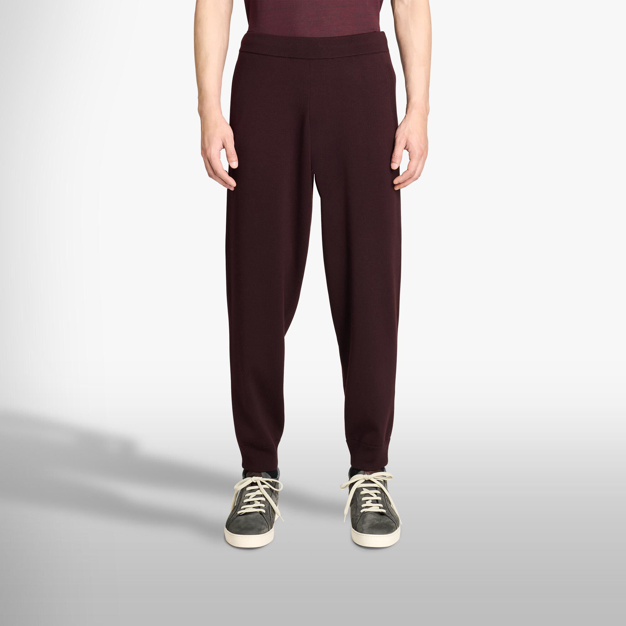 Pantalon De Jogging Avec Detail Cuir
