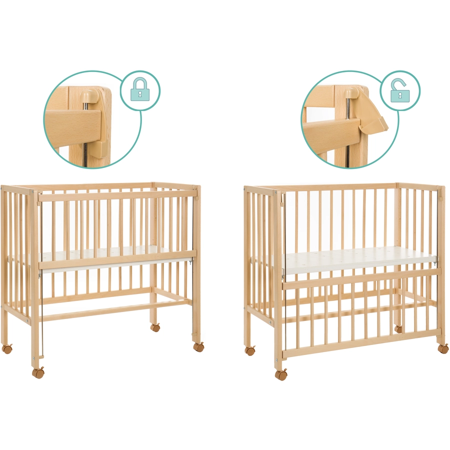 fillikid Beistellbett Cocon Natur