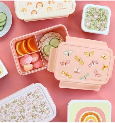 A Little Lovely Company Bento Matboks, Sommerfugl
