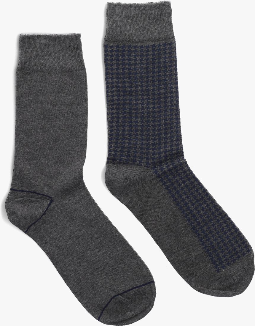 MARCMARCS grijze marcmarcs sokken anton cotton 2-pack