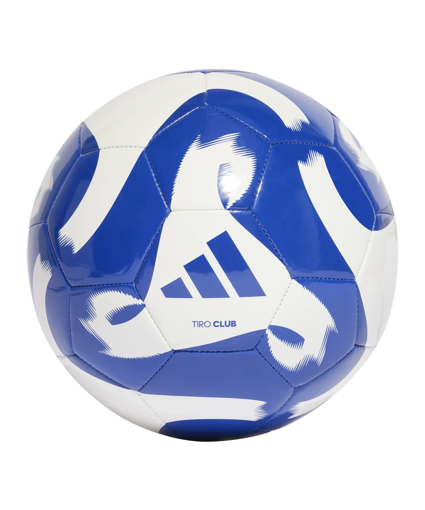 adidas Tiro Club Trainingsball Weiss Blau
