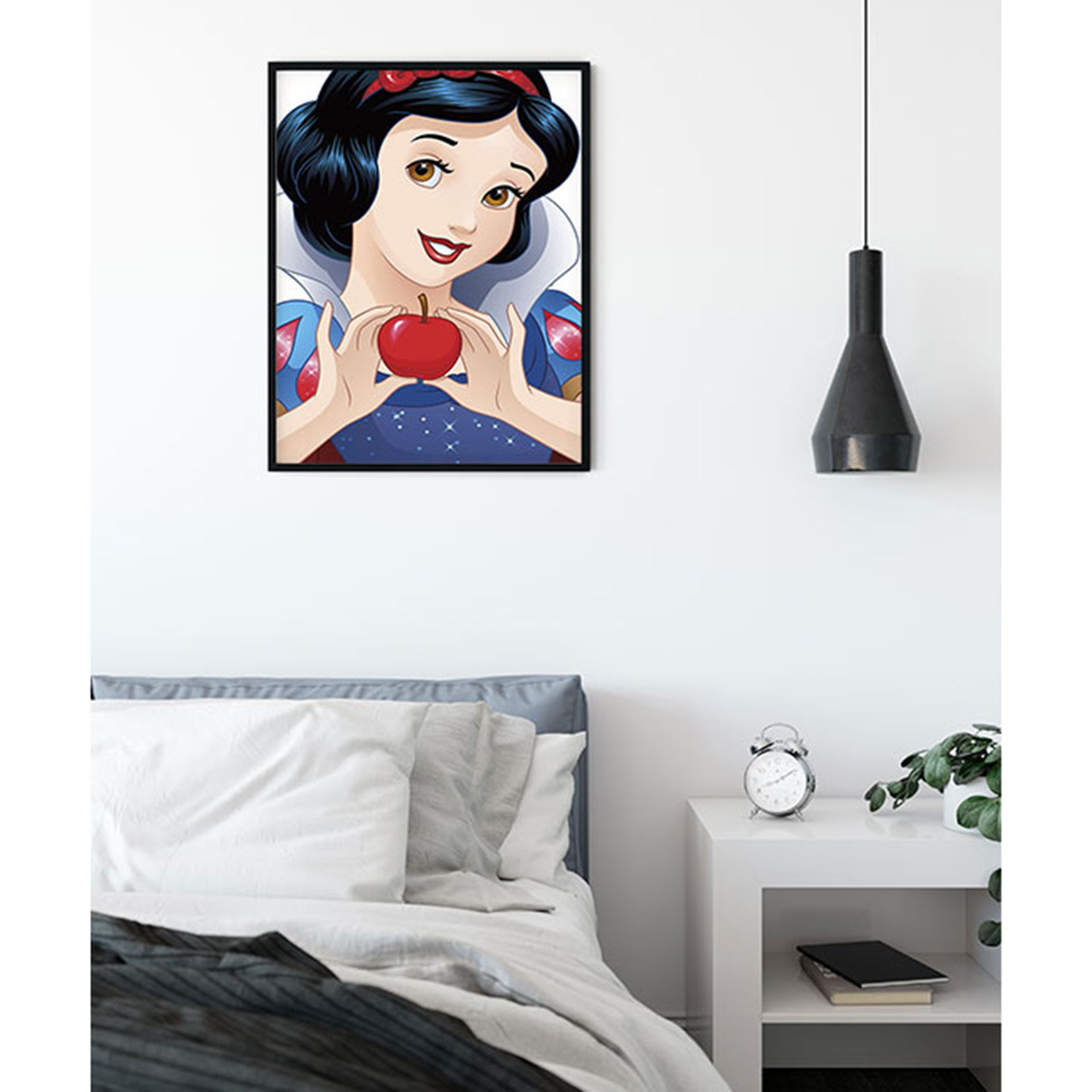 Wandbild SNOW WHITE PORTRAIT - 50x70 cm