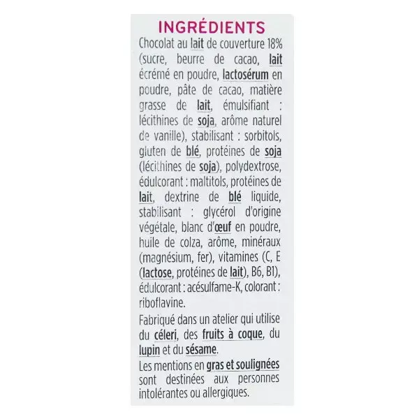 Barras de emagrecimento Millical com alto teor de proteína e sabor baunilha, 6 unidades.