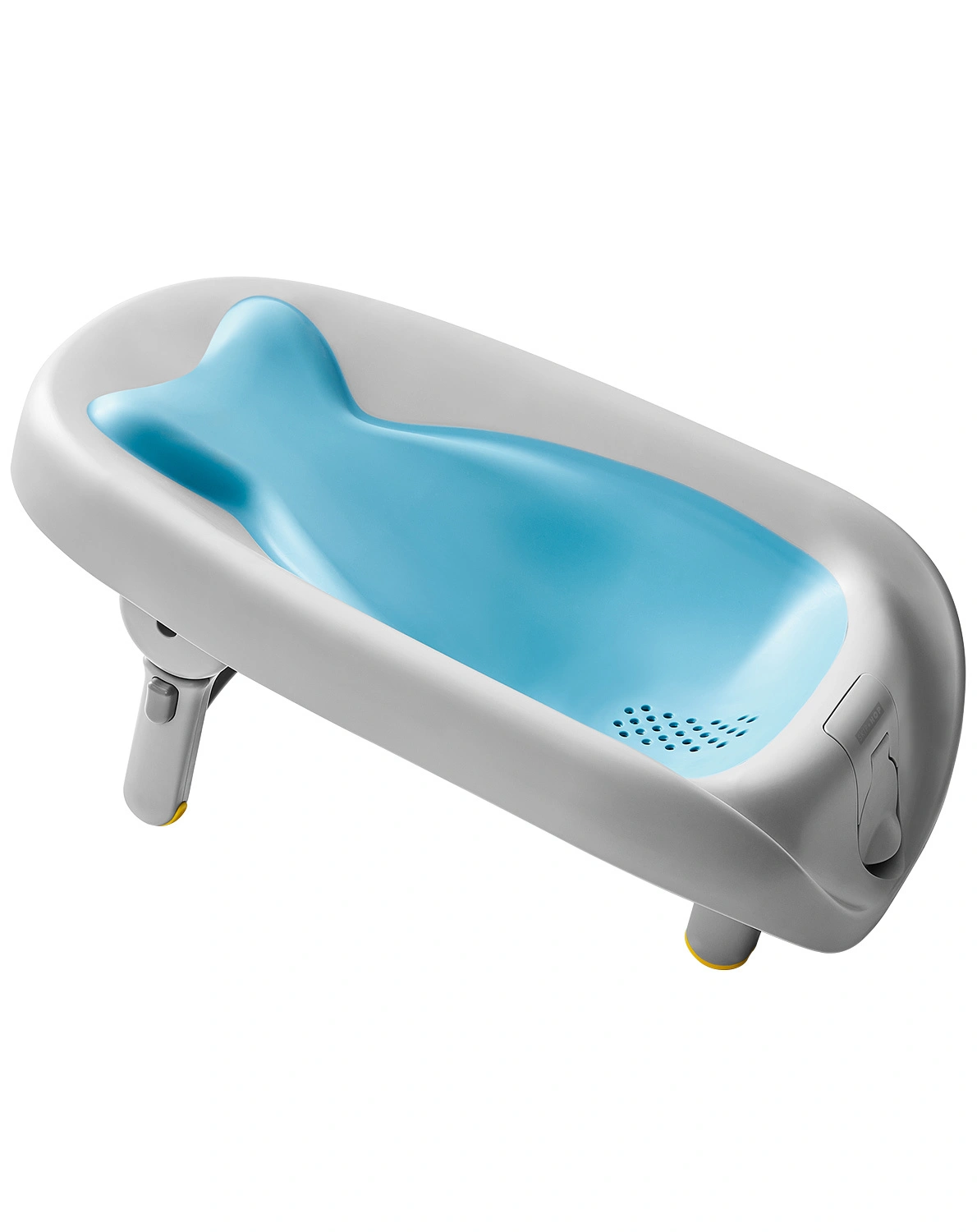 Baby-Badewanne MOBY klappbar in grau/blau