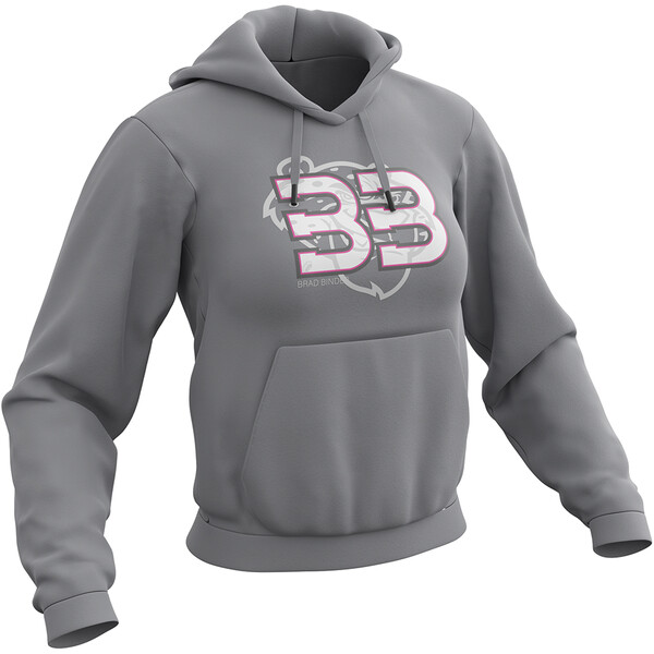 Ixon - Sweat à capuche femme Brad Binder Ladies Gris Clair