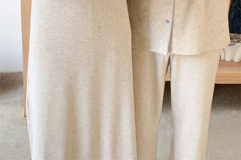 Tanee - Bijpassende effen pyjamatop / broek / jurk / set voor koppels