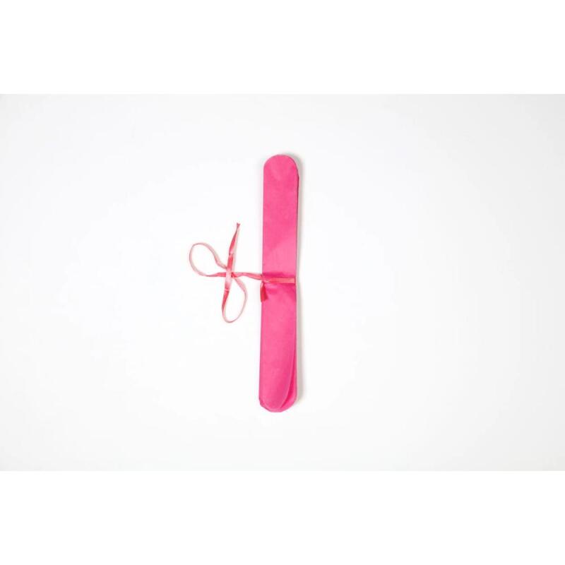 PAPIER DE SOIE, Set de 3 pompons à suspendre Ø30x1 et Ø40x2 - Cyclamen