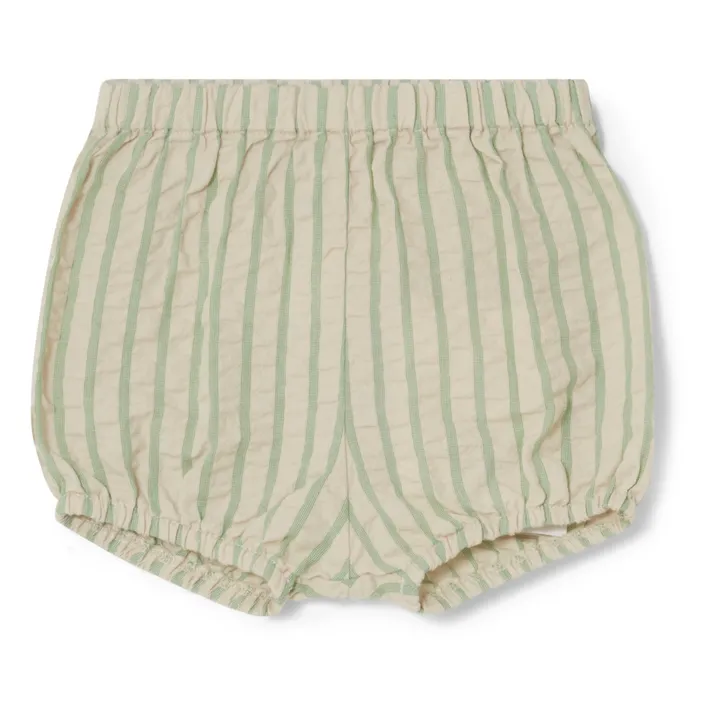 garbo&friends Bloomer Rayé Seersucker | Vert