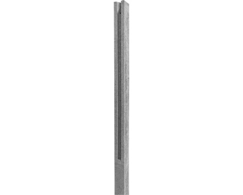 Tussenpaal standaard, enkelzijdig, 193/248 x 11 x 11 cm, grijs