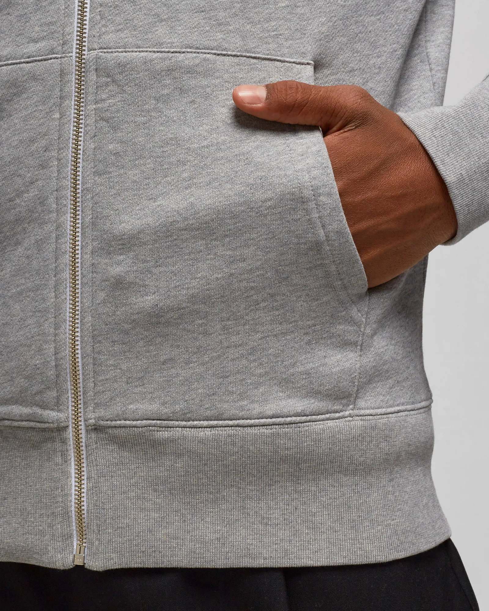Maison Kitsune CHILLAX FOX PATCH ZIPPED HOODIE