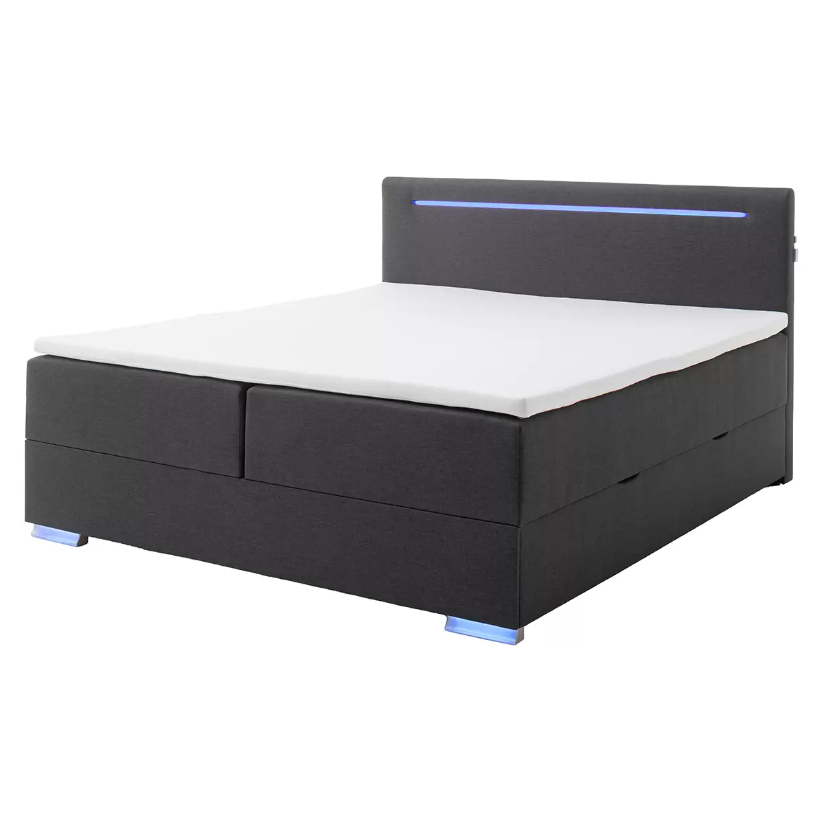 Boxspringbett Las Vegas II 160x200 Anthrazit