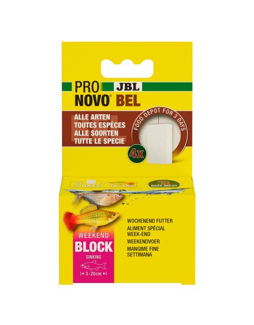 Jbl Pronovo Bel Weekenvoer - Vissenvoer - 4 Blokken