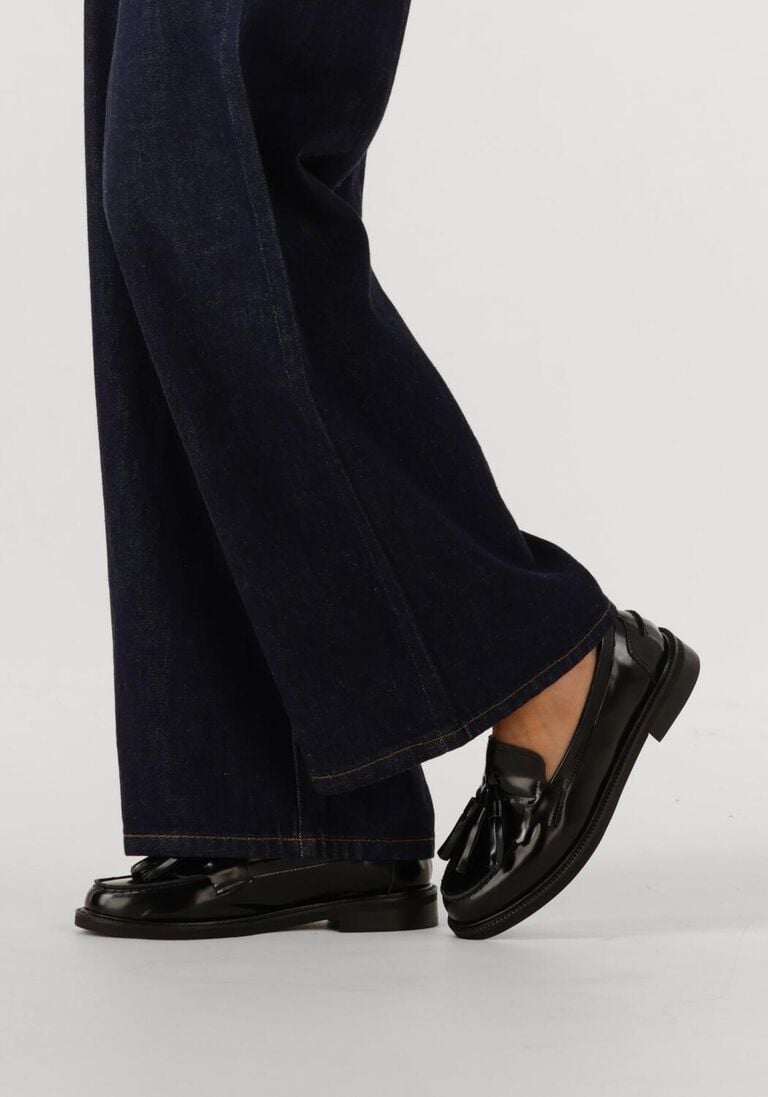 zwarte stefano lauran loafers 12044