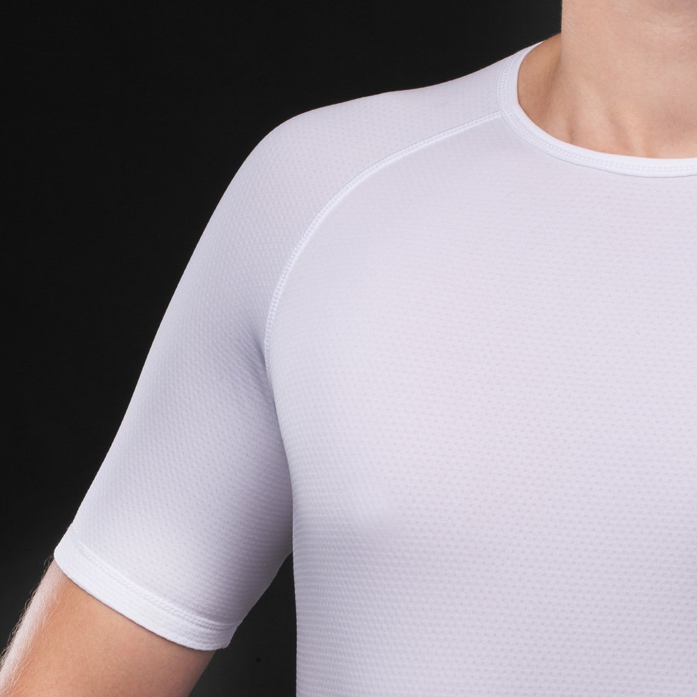 GripGrab Ride Thermal Base Layer Kortærmet Hvid