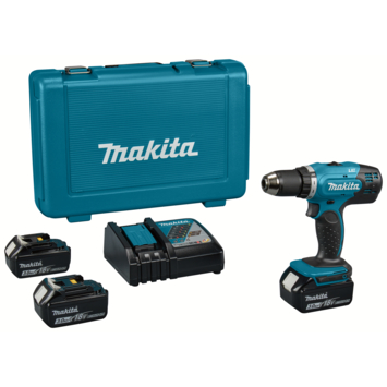 Makita 18V LXT accuboormachine DDF453RFE3 (incl. 3 accu's 3Ah + lader)