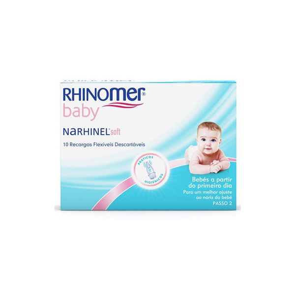 Rhinomer Baby Recargas Flexíveis Descartáveis 10 Unidades