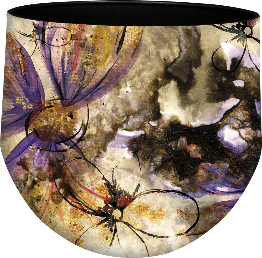 TS bloempot Gracy goud D 28 H 25 cm