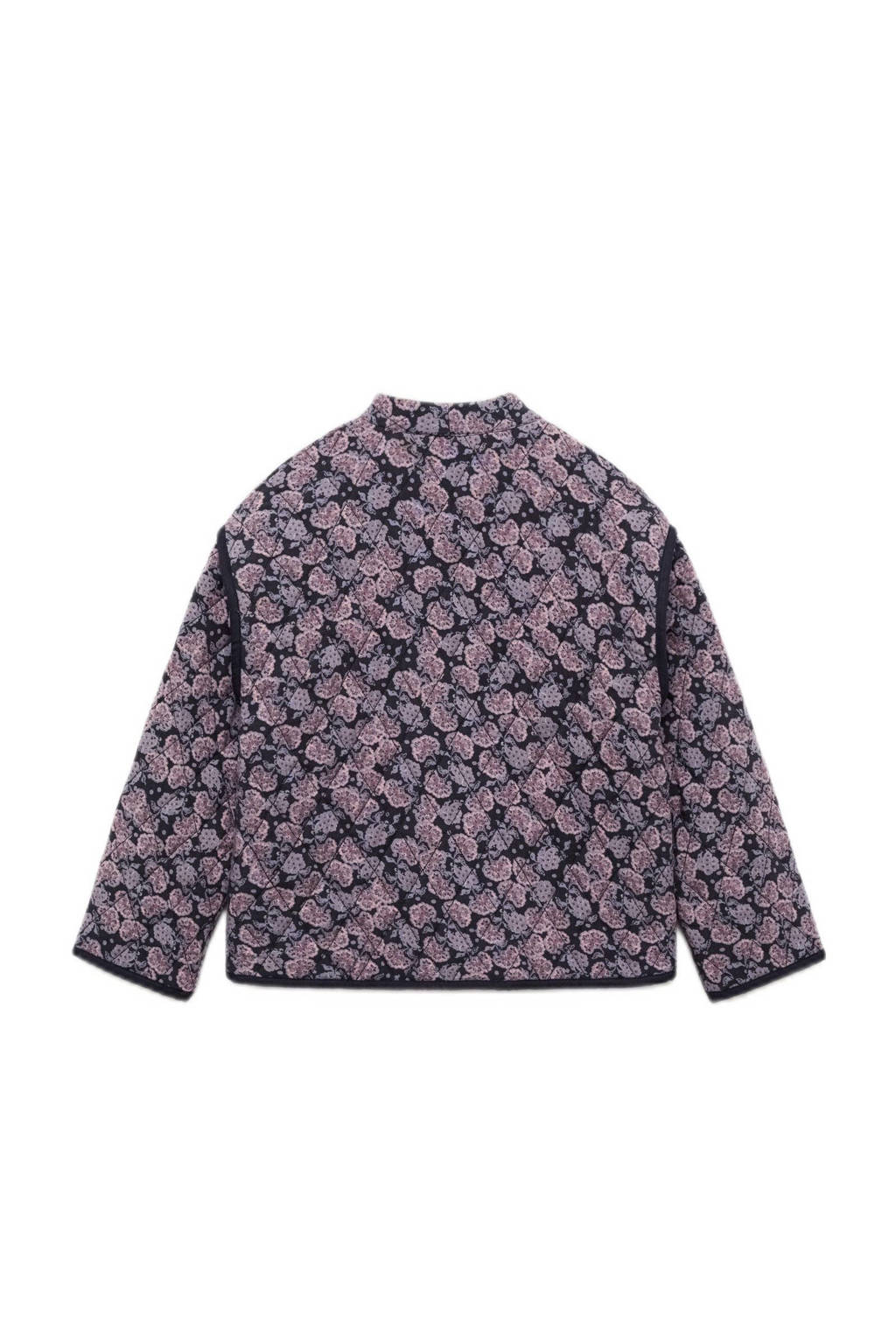 Mango Kids blazer met all over print paars