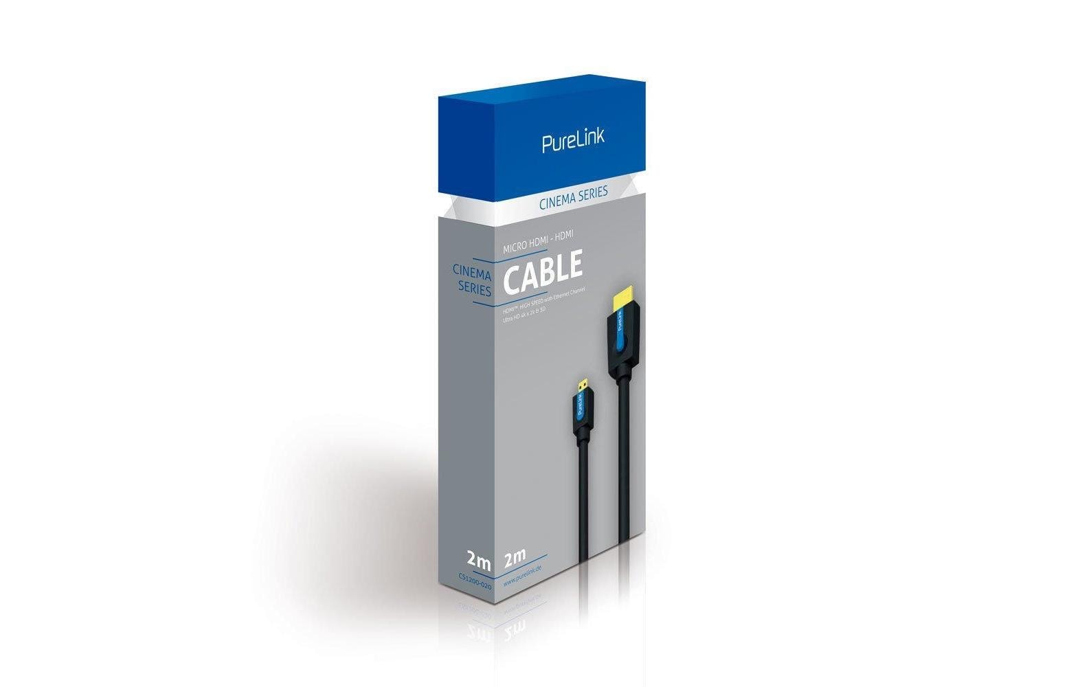 Kabel HDMI - Micro-HDMI (HDMI-D), 2 mHDMI A, 0.5 m