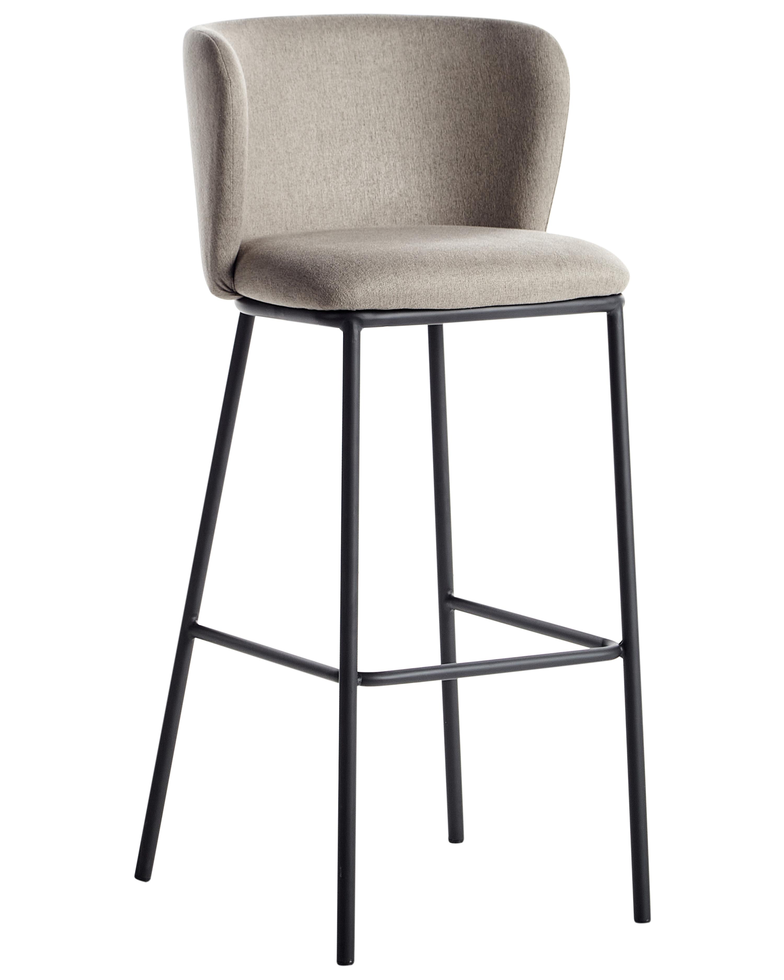 Set van 2 barstoelen MINA Taupe