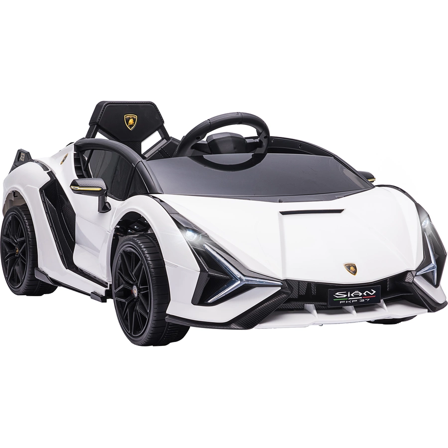 HOMCOM Kinder Elektroauto mit Fernbedienung weiß