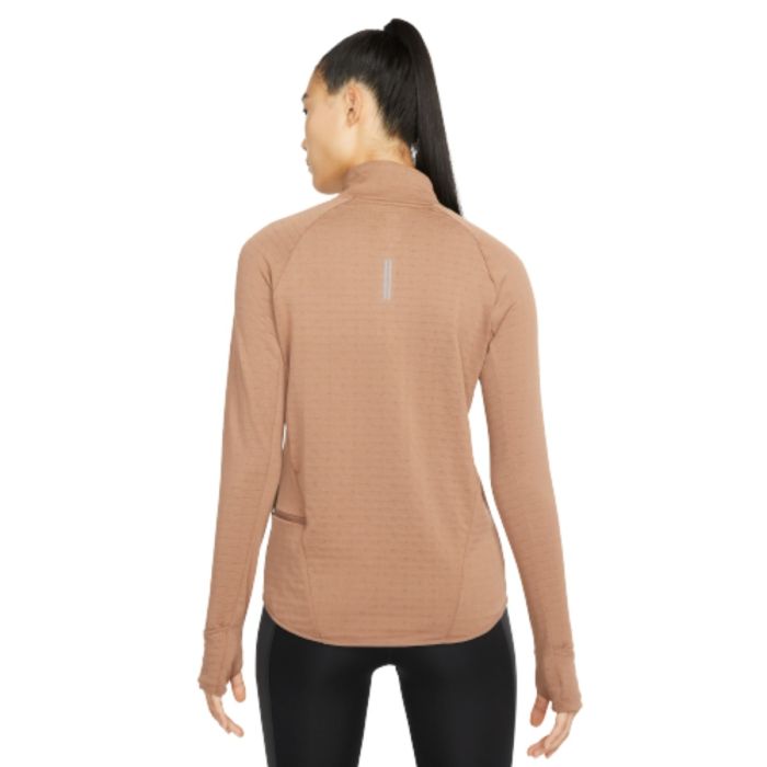 Nike Dame Trøjer Therma-Fit Element Halfzip Brun
