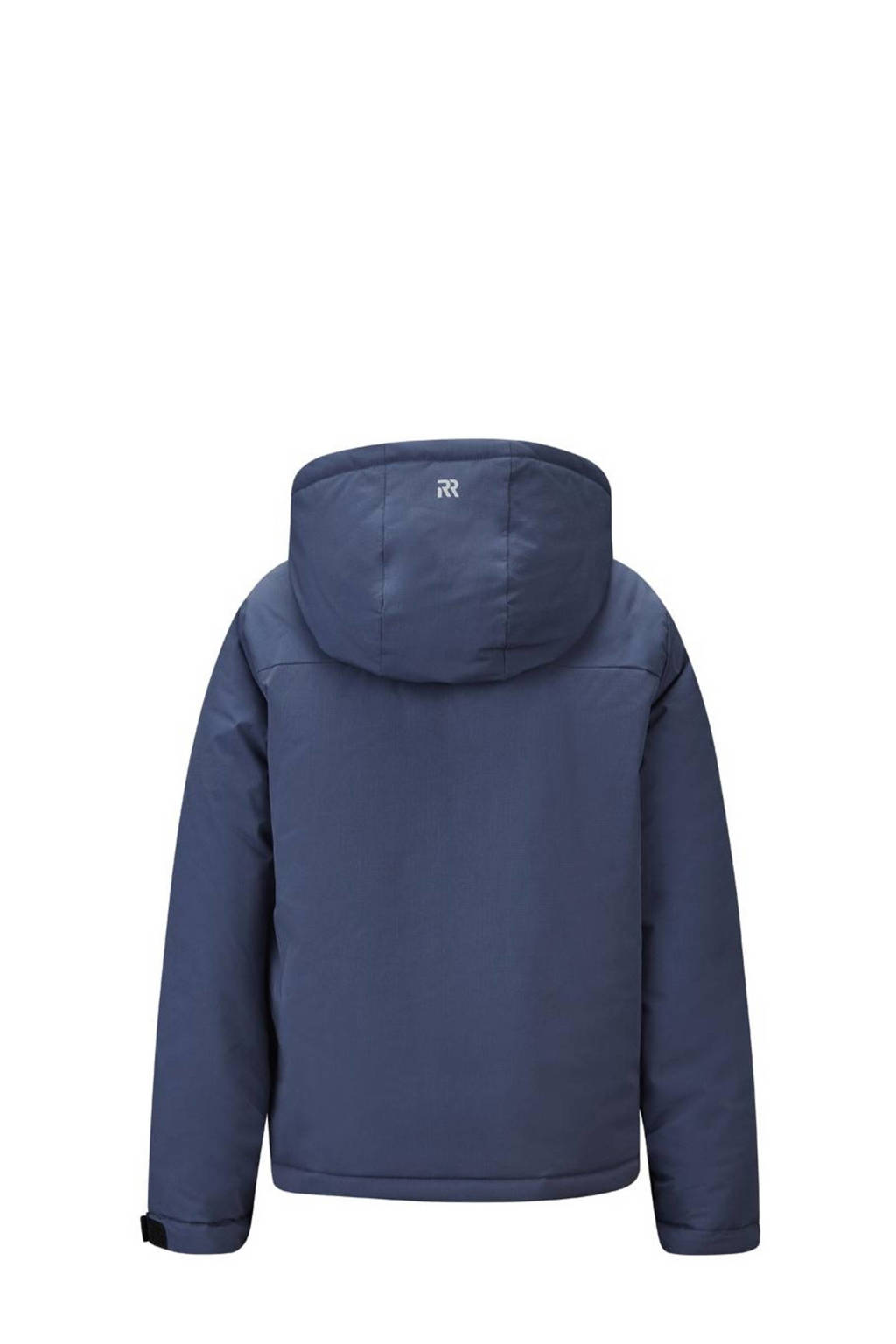 Retour Jeans gewatteerde winterjas Victor blauwgrijs