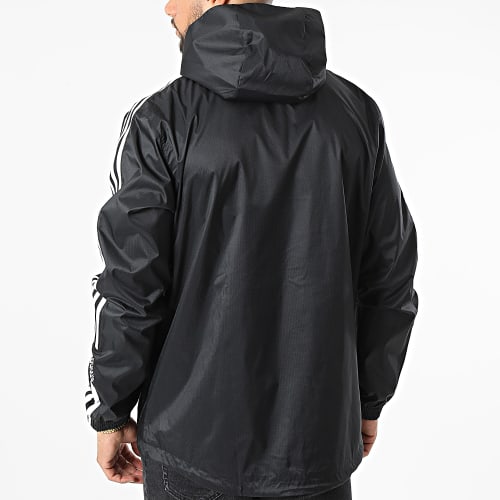Veste Zippée A Bandes Lock Up HC2006 Noir