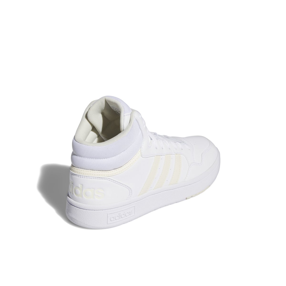 ADIDAS-Hoopsmid-tg.-Baskets de basketball - Talon plat - Blanc