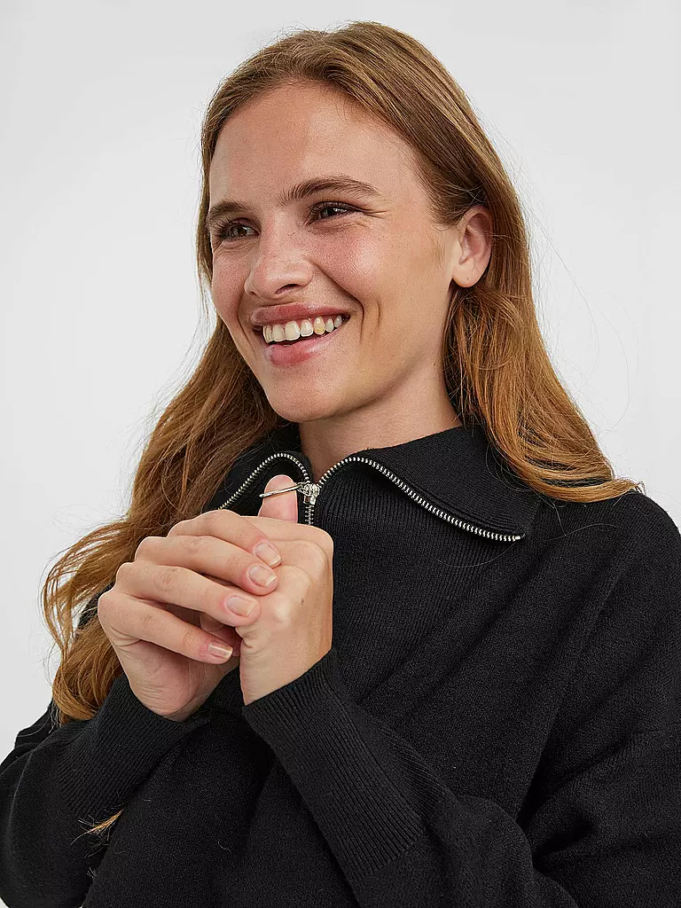 VERO MODA Pullover VMSABA  schwarz