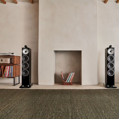 Bowers & Wilkins 702 S3 – exclusieve topluidspreker met subliem geluid Hoogglans zwart