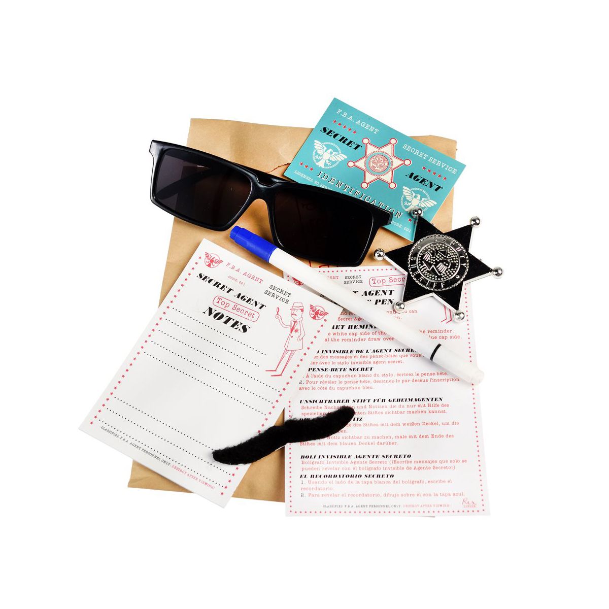 Kit d'espionnage spécial agent secret Rex London