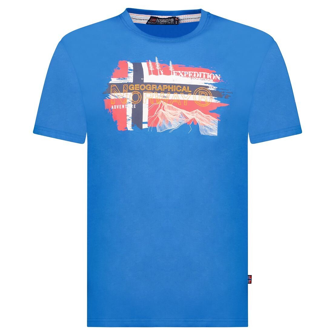 NORUEGA GEOGRÁFICA<br>Camiseta de manga curta Jysuis