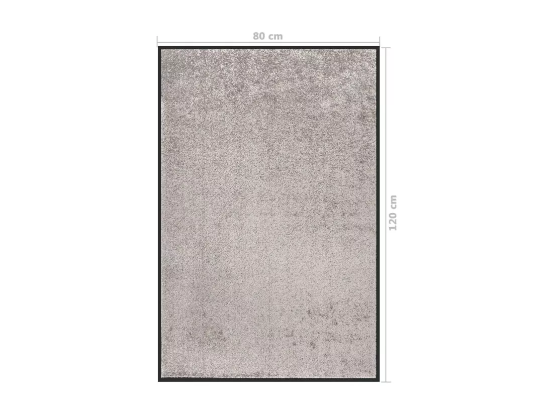 Paillasson Gris 80x120 cm