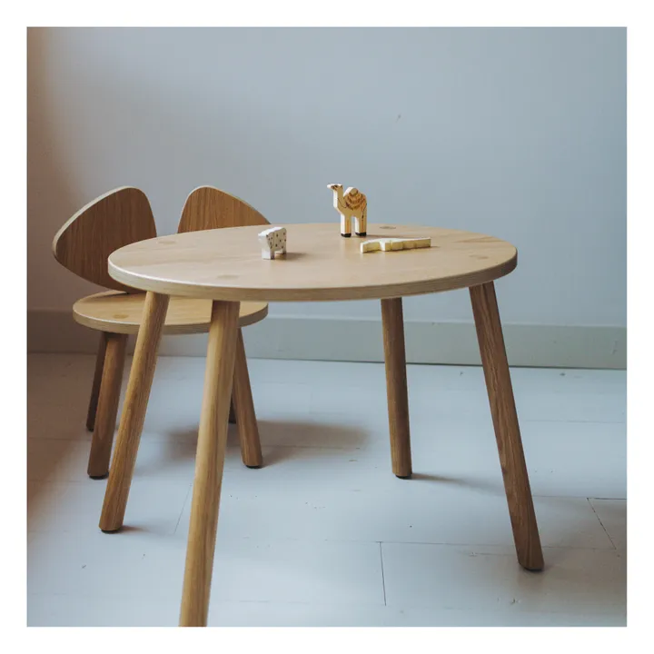 Nofred Chaise en chêne Souris | Chêne