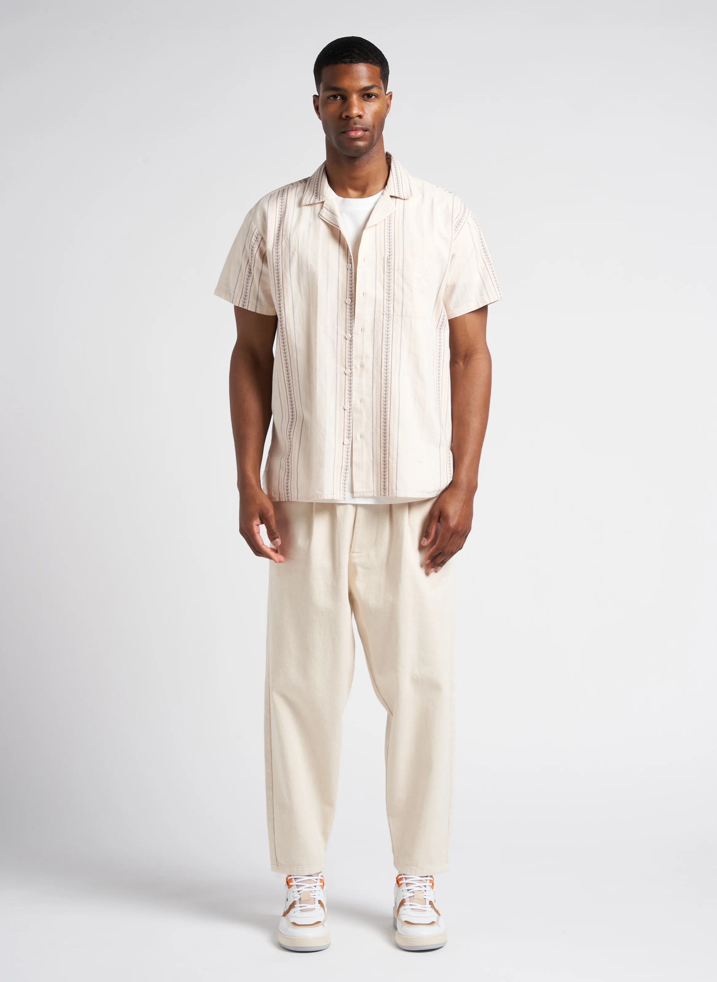 NL12 - Baskets basses en cuir | Blanc
