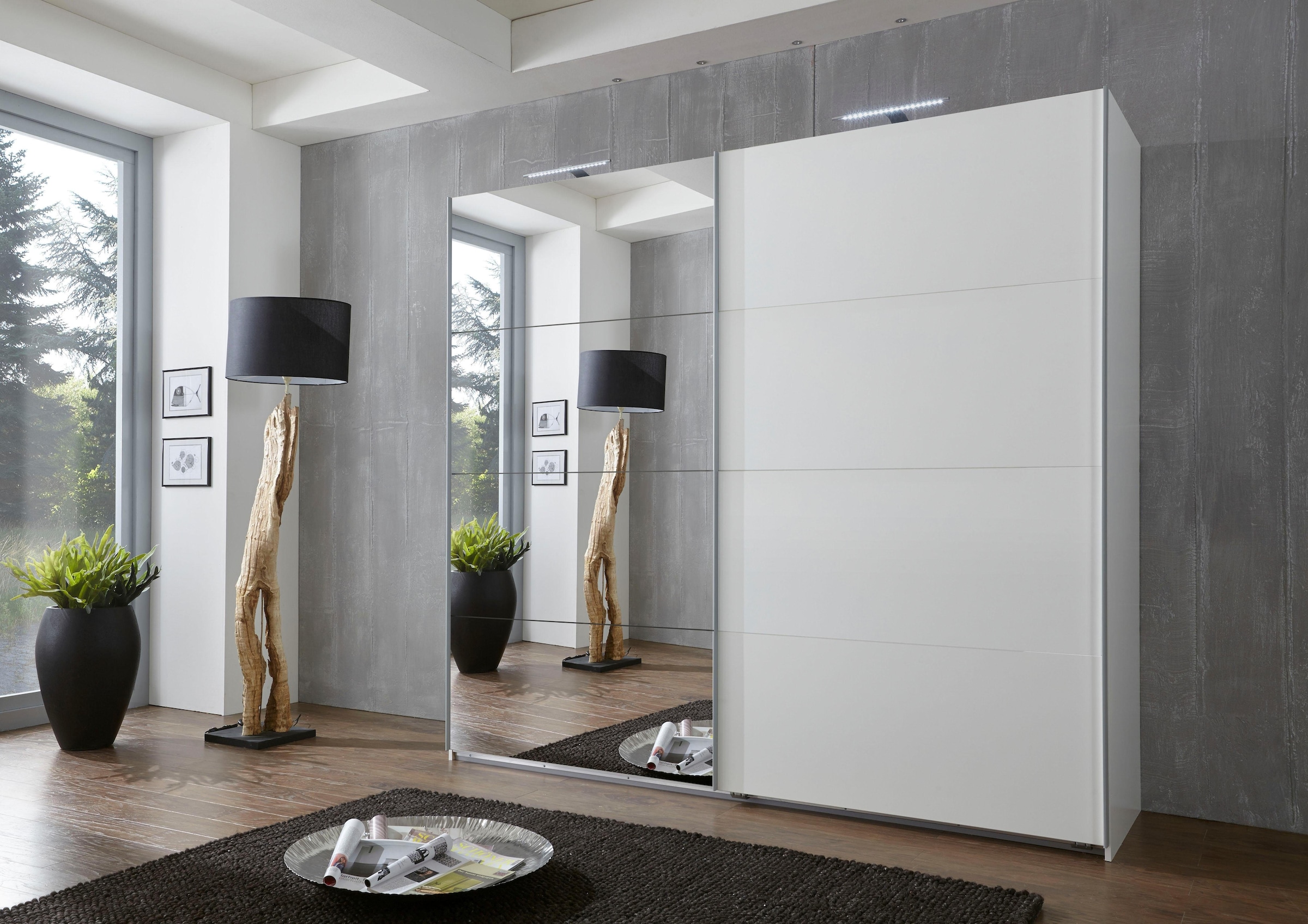 Wimex Schwebetürenschrank »Ernie Kleiderschrank mit Spiegel, Made in Germany TOPSELLER« Wähle aus verschiedenen Grössen deinen perfekten Stauraum!,  Schlafzimmerschrank in verschiedenen Breiten