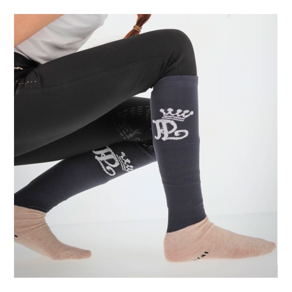 Pénélope CONCOURS - Chaussettes Femme gris/crème