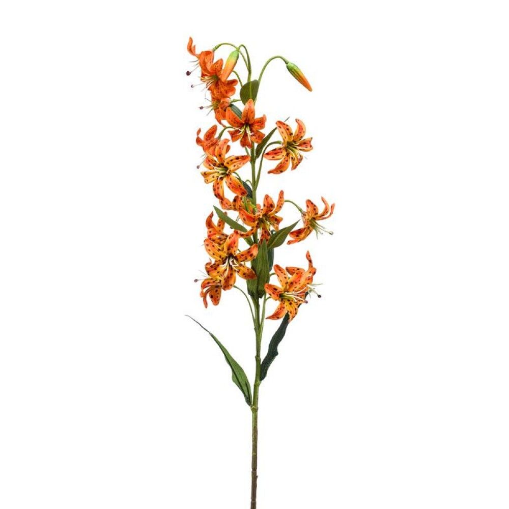 KUNSTIG PLANTE EMERALD LILJE ORANSJE 80 CM