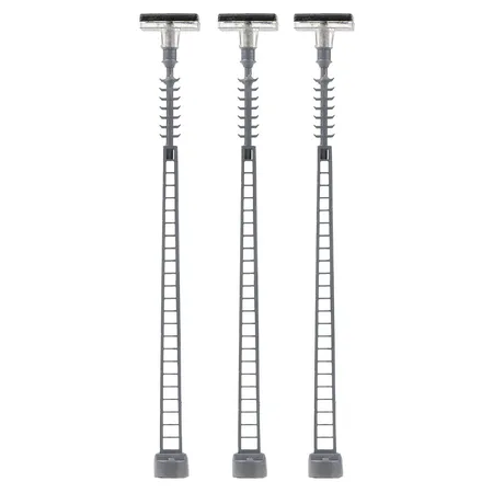 Faller 272118 - LED-Gittermast-Aufsatzleuchte, warmweiß, 3 Stück