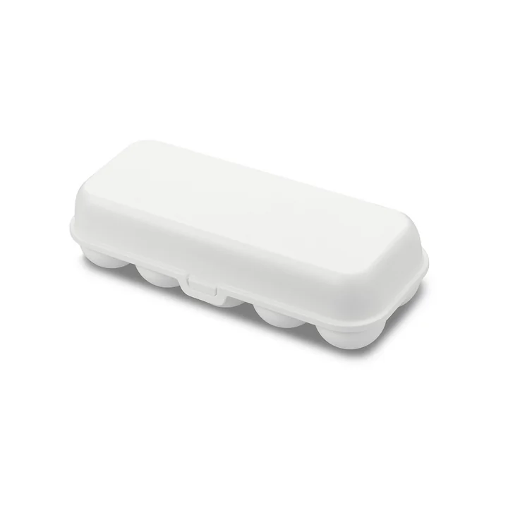 Koziol - Eggs to go Mehrweg Eierbehälter, cotton white