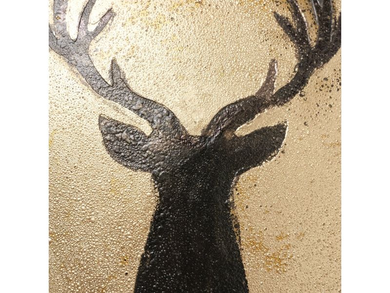 Boltze Aufsteller Kuhglocke Vilbert Metall, 18 x 20 cm Wohndekoration