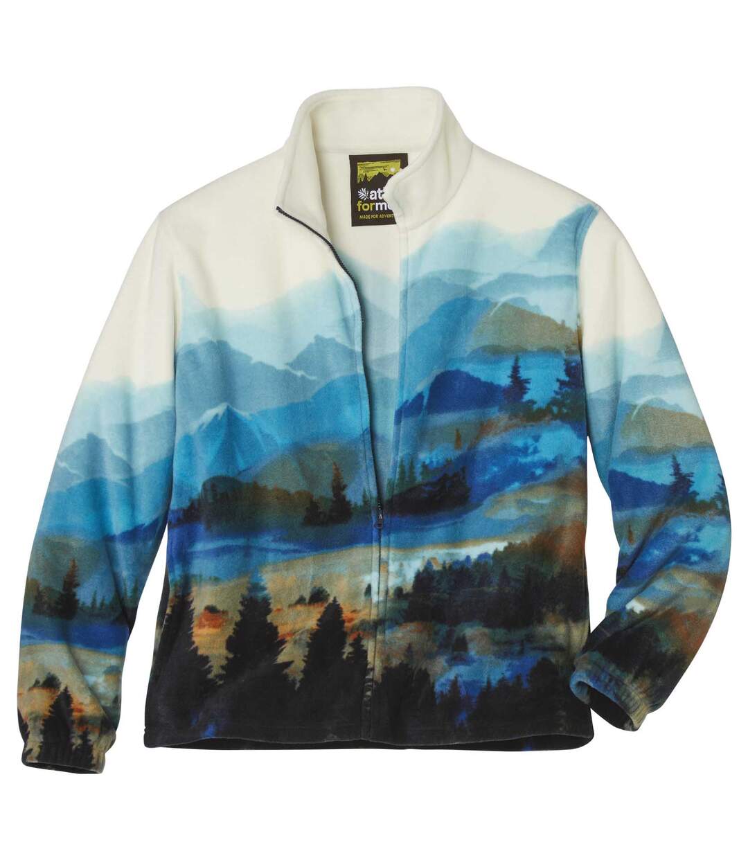Veste Polaire à Imprimé Landscape