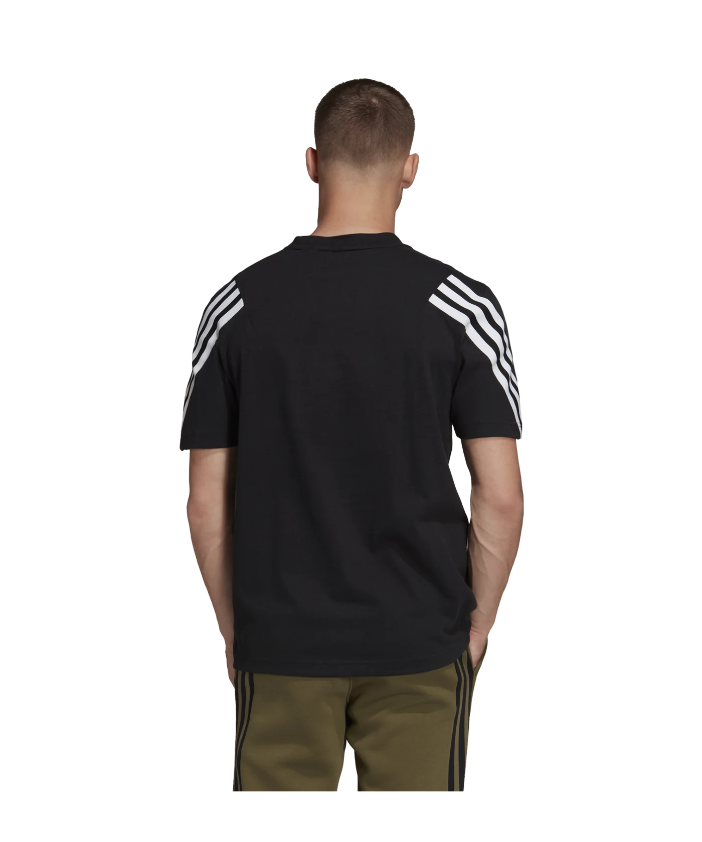adidas 3 Stripes Future Icons Shirt Schwarz