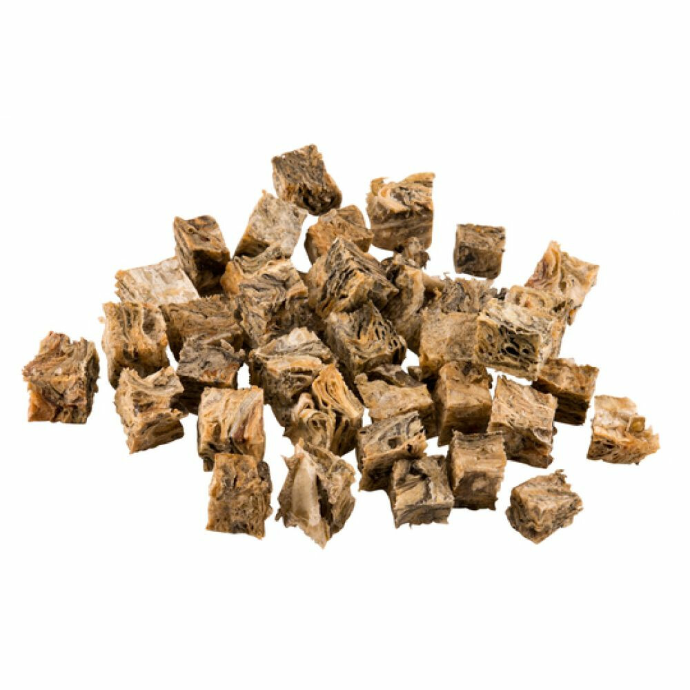 Braaaf Vissnack Zalmhuid Cubes70 gr