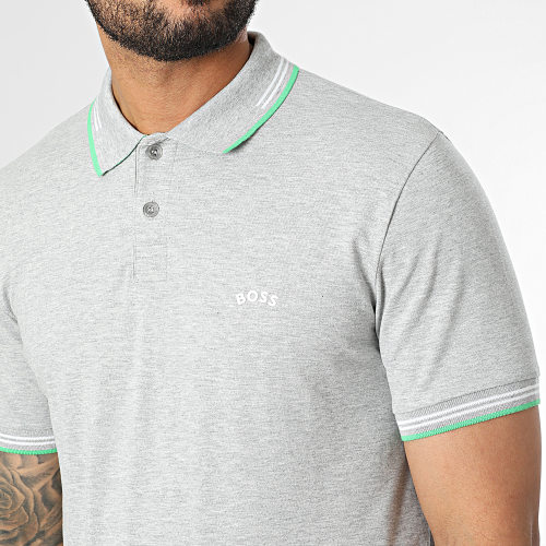 Polo Manches Courtes 50469245 Gris Chiné