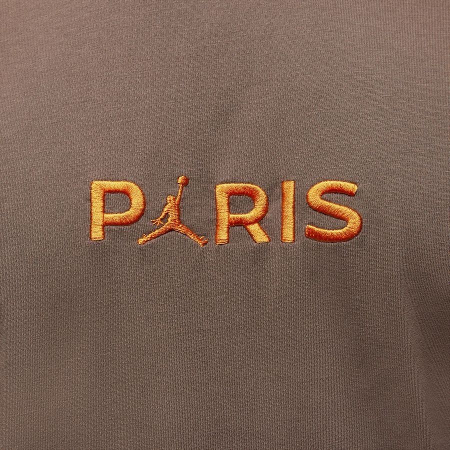 Paris Saint-Germain T-Shirt Wordmark Jordan x PSG - Marron/Orange