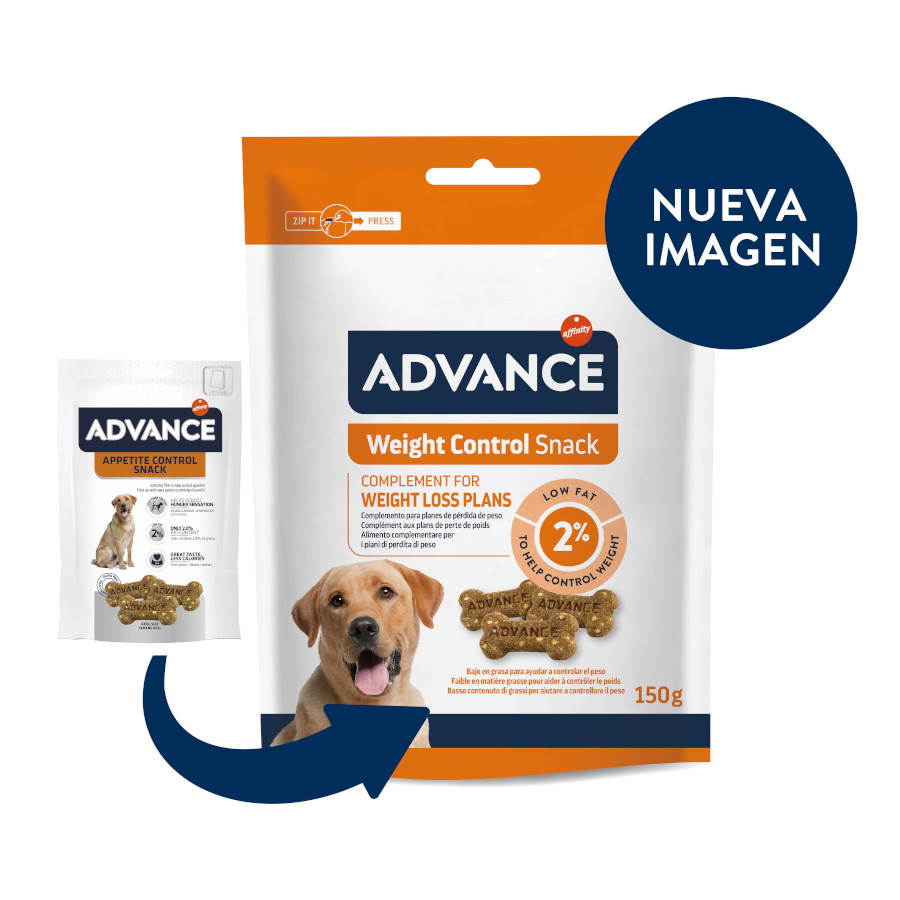 150 g de lanche Advance Weight Control para perros